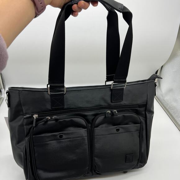 IHKWIP Cargo Catchall Tote No Cross Crossbody Metallic Black - Picture 3 of 10